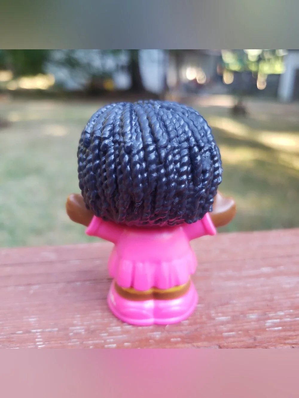 2020 Fisher-Price Little People Little Girl Wearing Pink Outfit